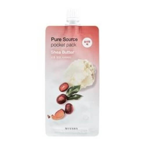 Ночная маска с маслом ши Missha Pure Source Pocket Pack