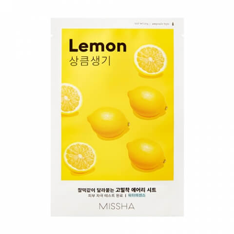 Тканевая маска с экстрактом лимона MISSHA Airy Fit Sheet Mask (Lemon)