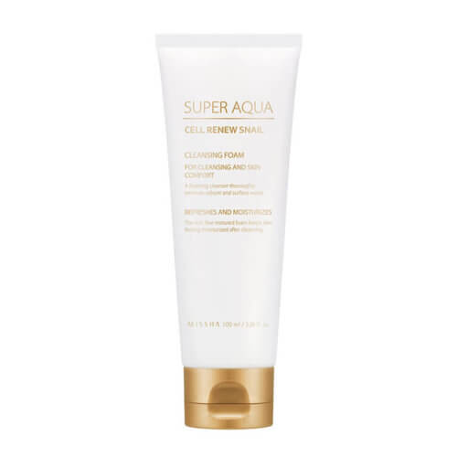 Регенерирующая пенка для лица MISSHA Super Aqua Cell Renew Snail Cleansing Foam