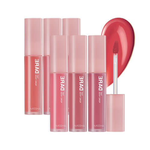 Тинт для губ MISSHA DARETINT DEWY DROP оттенок PINK PEBBLE 4,3 г