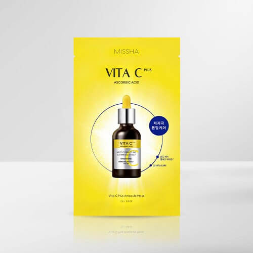 Ампульная тканевая маска с витамином С VITA C PLUS SPOT CORRECTING AMPOULE SHEET MASK